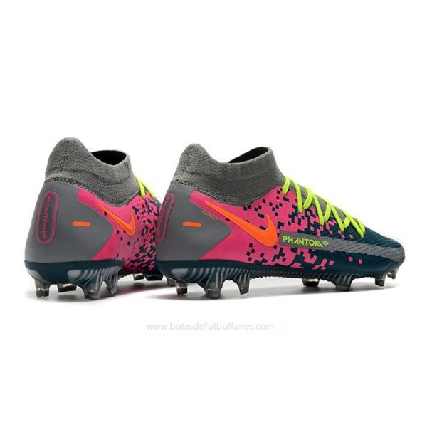 Nike Phantom Generative Texture Elite DF FG Azul Gris Rosado